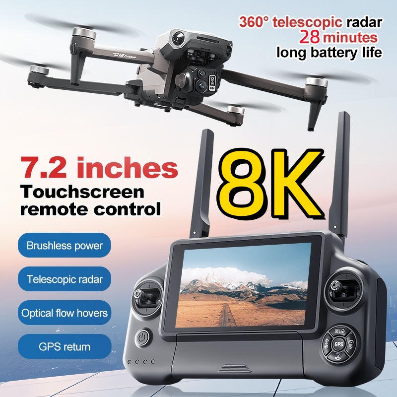8K 3 Axis Gimbal Brushless 7.2 - Drone Lidar 评论和价格