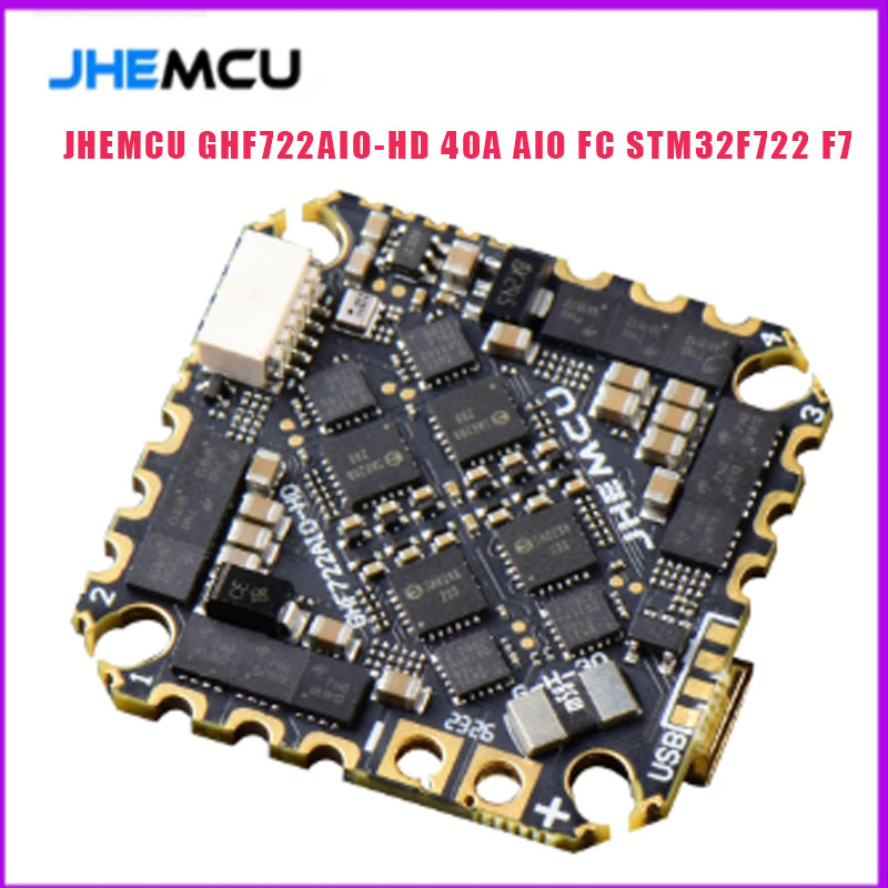 JHEMCU GHF722AIO-HD 40A AIO FC - Betaflight Fc F7 评论和价格