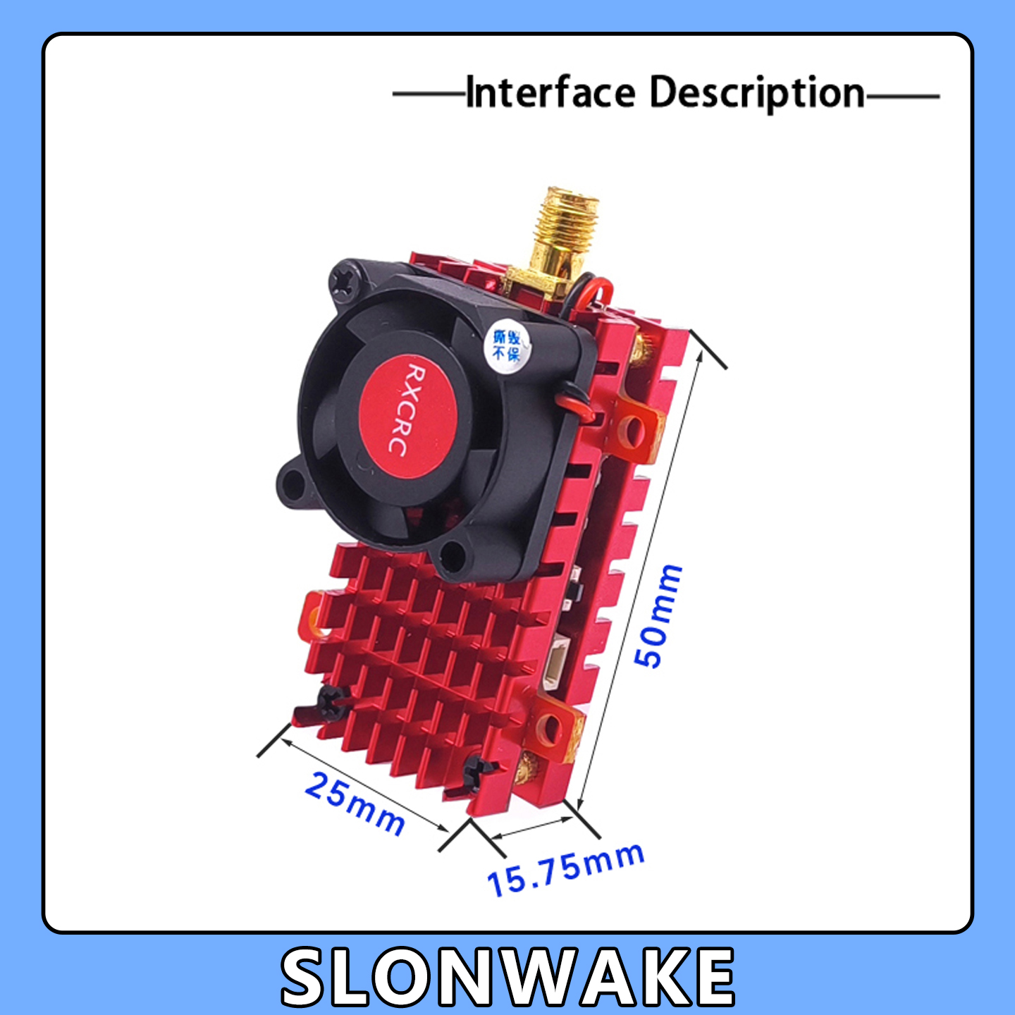 SLONWAKE 5.8G 2W VTX FPV 1800T - Drone Aerial Photography 评论和价格