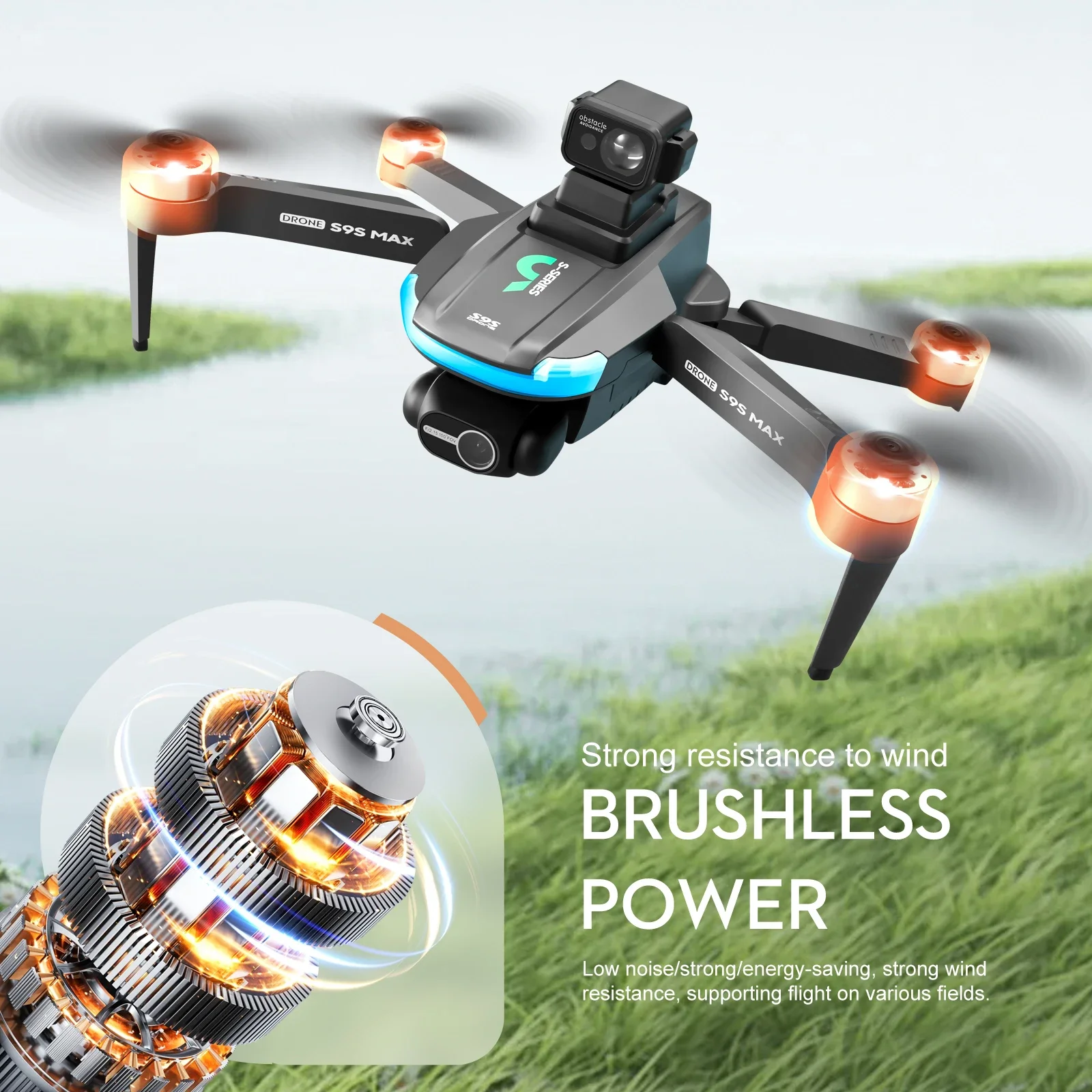 NEW S9S MAX MINI Drone 4K 2-Ax - Drone Lidar 评论和价格