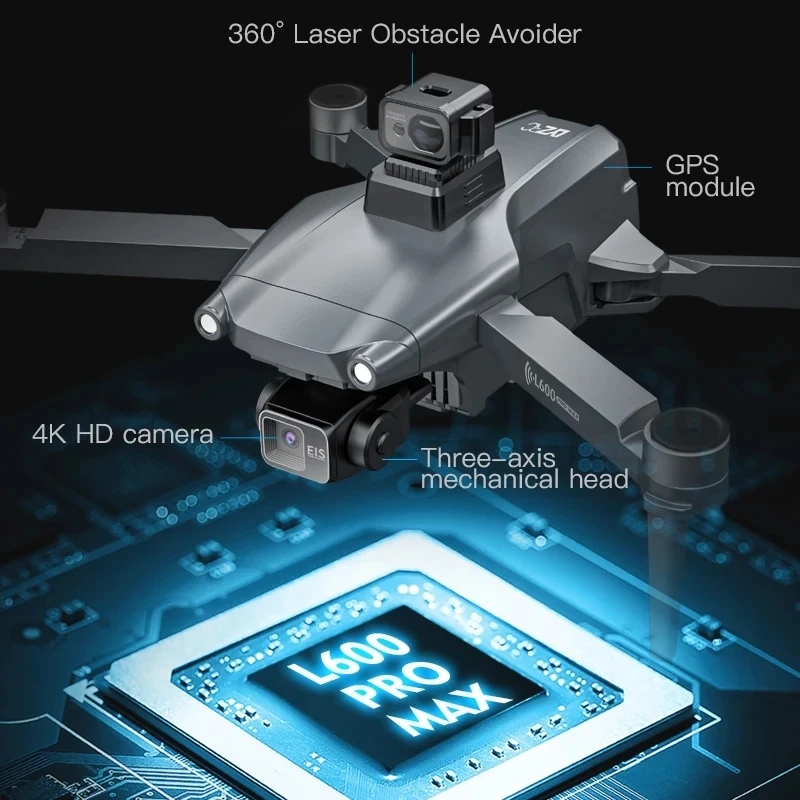 L600 PRO MAX GPS Drone Profess - Drone Lidar 评论和价格