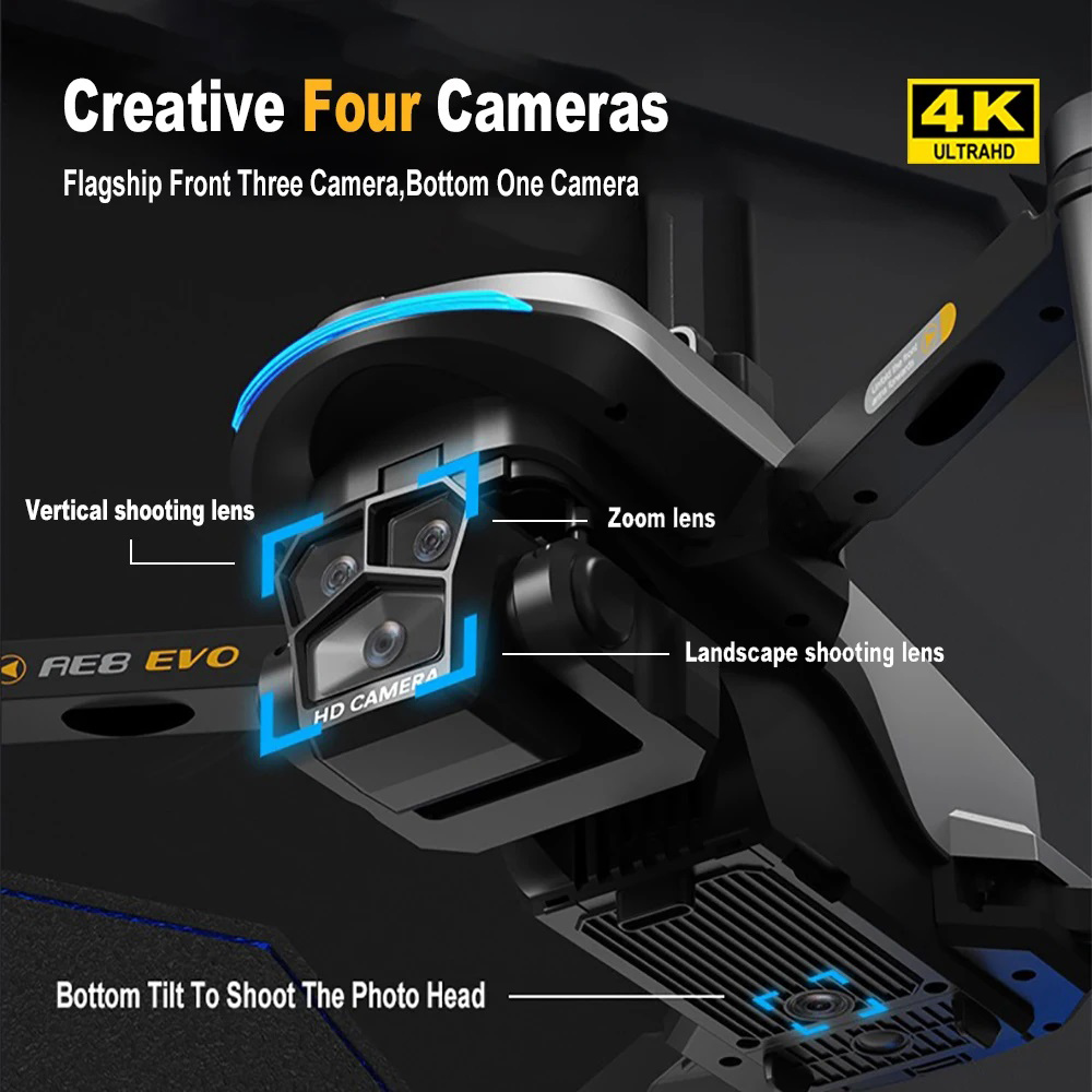 AE8 EVO Drone GPS 8K Professio - Drone Surveying 评论和价格